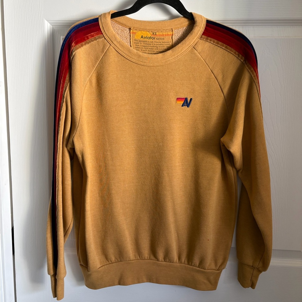 🌈 Rare Aviator Nation Classic w/ Velvet Stripes - Picture 3 of 8